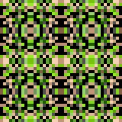 seamless pixel pattern mosaic. abstract background with squares can be used for wallpaper, fabric, textile or clothing design.