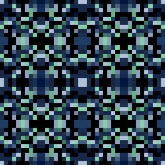 seamless pixel pattern mosaic. abstract background with squares can be used for wallpaper, fabric, textile or clothing design.