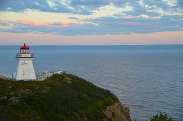 Fototapeta na wymiar Cape Enrage Lighthouse, New Brunswick, Kanada