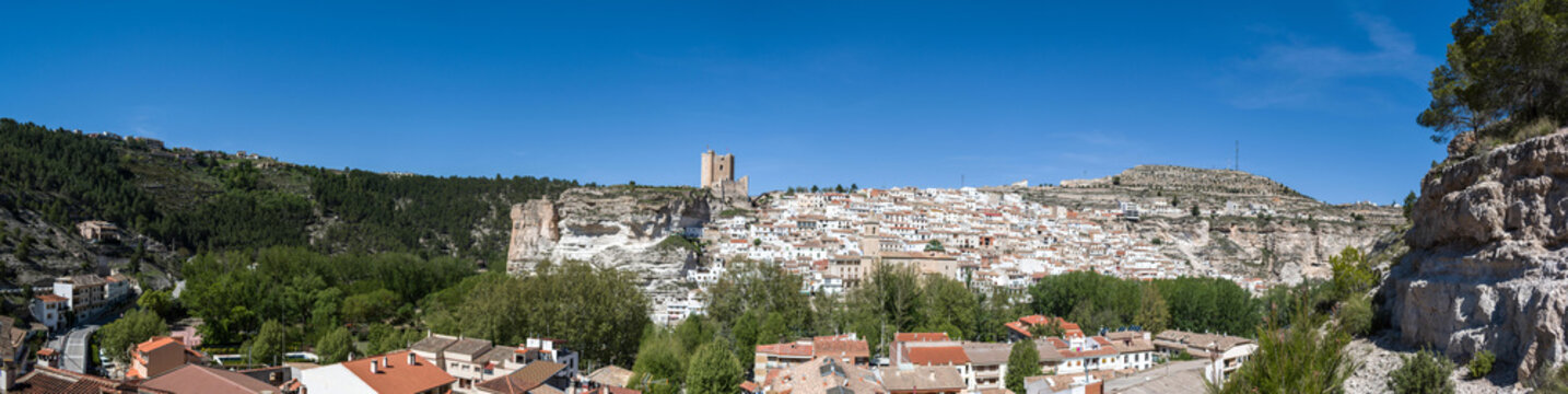 Panoramic of Alcala del jucar