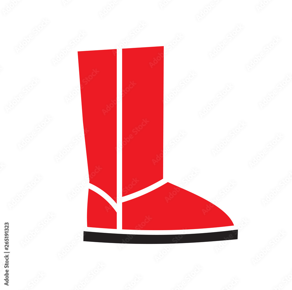 Poster shoe icon on background for graphic and web design. simple vector sign. internet concept symbol for 