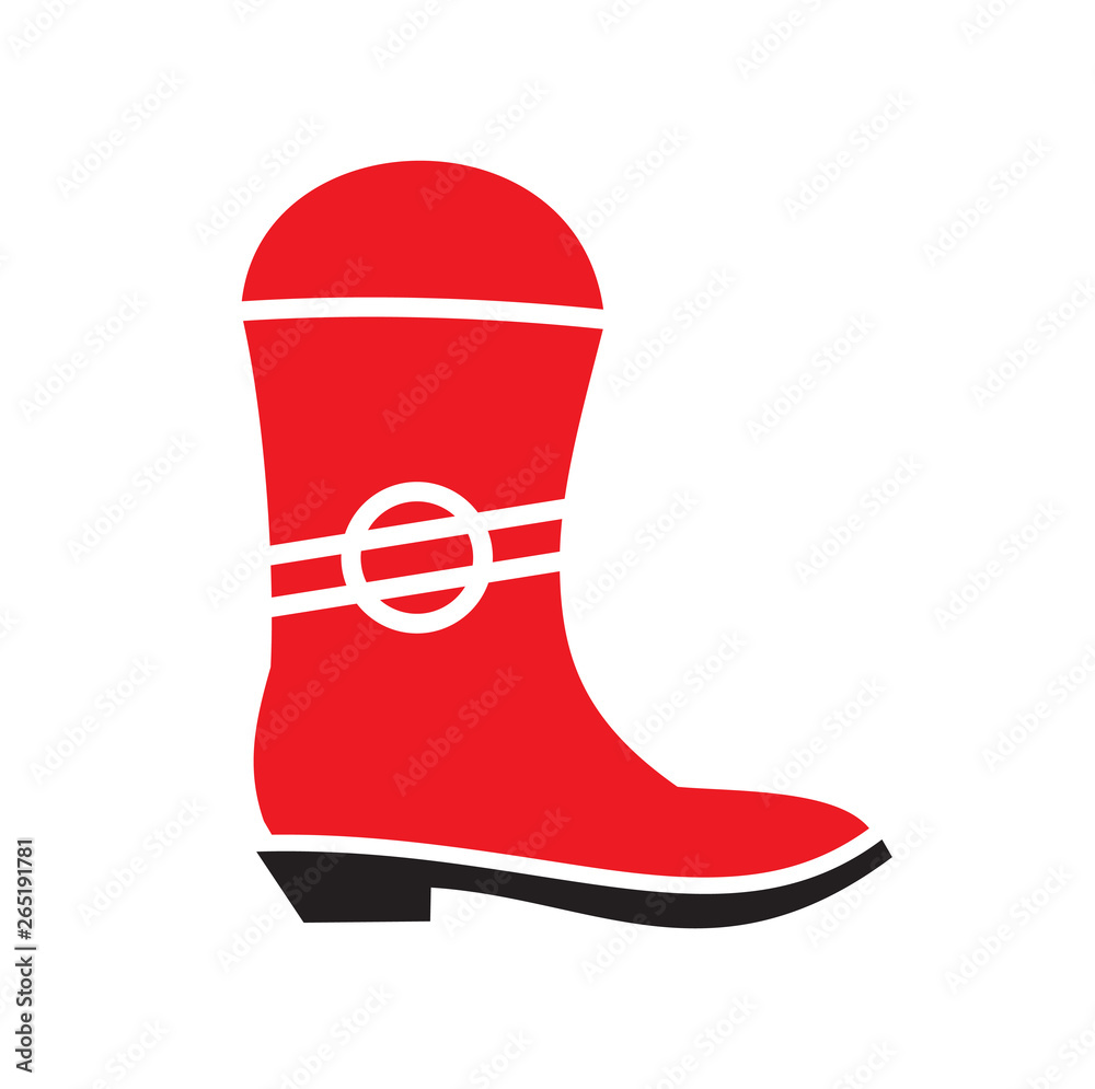 Poster shoe icon on background for graphic and web design. simple vector sign. internet concept symbol for 