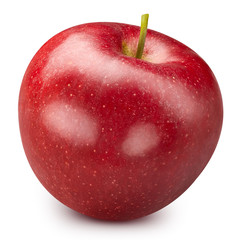 Red apple isolated on white