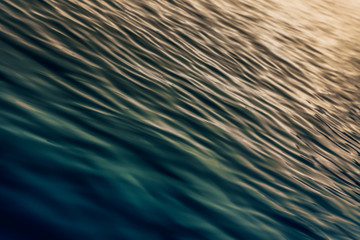 Abstract Background. Water Surface. Ocean at Sunset