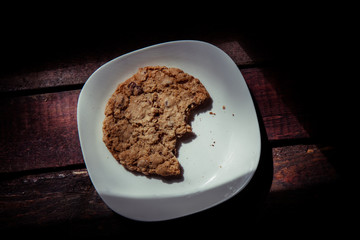 bitten cookie