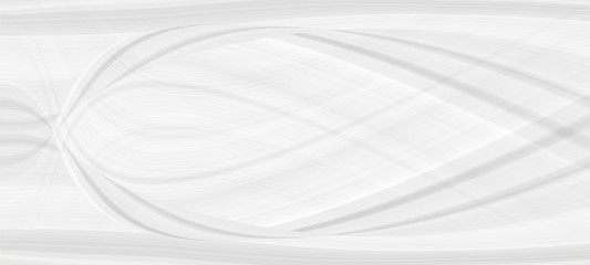 Fototapeta premium Rysunek fali w kolorze białym i szarym. Tło z plamami i zakrzywionymi liniami.