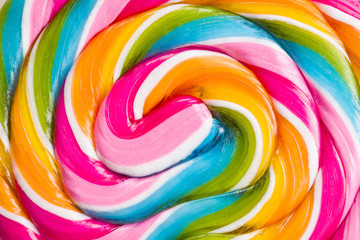 Fototapeta na wymiar Detail of colorful lollipop.