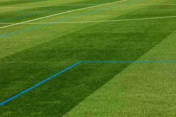 Obraz premium pitch, artificial turf, lines limits