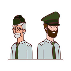 men soldiers of war avatar character