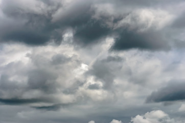 Obraz premium Ominous storm clouds filling the sky