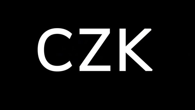 From the Glitch effect arises ISO code currency CZK. Then the TV turns off. Alpha channel Premultiplied - Matted with color black