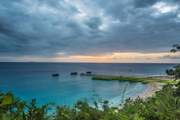 The pier and the Clouds 