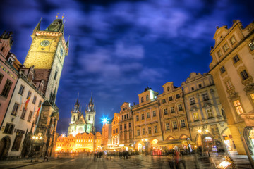 Fototapeta na wymiar View of Prague's Old Town Square