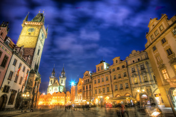 Fototapeta na wymiar View of Prague's Old Town Square