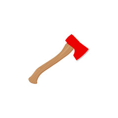Axe flat icon. Vector eps10