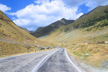 Romania mountain road
