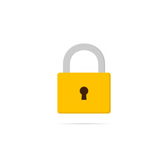 Lock icon sign