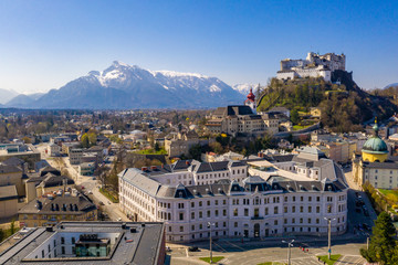 Scenic view of the Hohensalzburg fortress, Salzburg, Austria