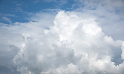 Contrast dramatic cloudy sky. The sky with thunder clouds.