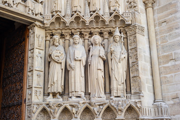 Notre-Dame de Paris - obrazy, fototapety, plakaty