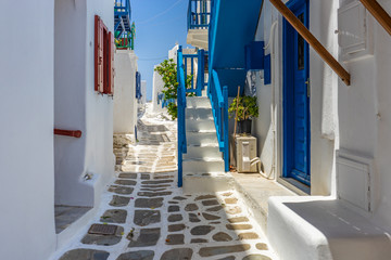 Street in Mykonos, Greece