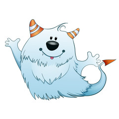 Naklejka premium Cartoon Monster