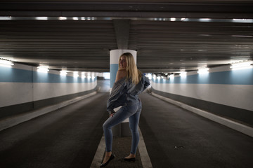 girl around the city time of her live