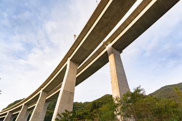 山形自動車道の高架橋