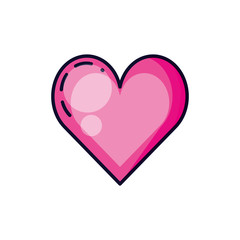 heart love isolated icon