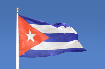 The flag of cuba