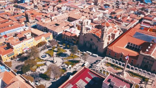 City of Potosi aerial view, Bolivia
