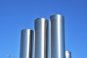 Stainless Steel Storage Towers © StevertS
