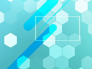 Obraz premium Geometric abstract medical background