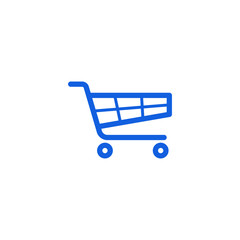 Unique Modern Shopping cart Icon Logo Design Template electronic commerce store shopping business internet company with high end look
