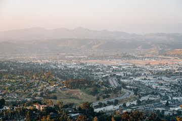 View from Mount Helix, in La Mesa, near San Diego, California