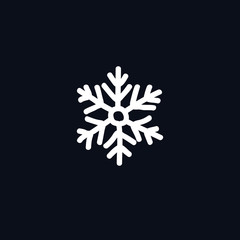 snowflake doodle icon