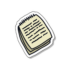 notebook doodle icon