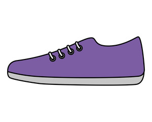 sport shoe isolated icon