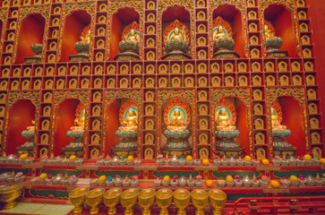 A buddhist temple in Singapore.