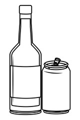 alcoholic drinks beverages cartoon