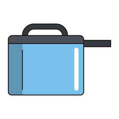 Kitchen pot utensil isolated