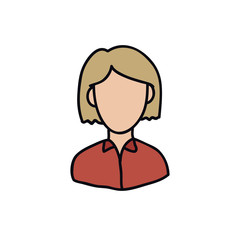 avatar doodle icon