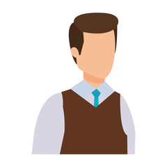 elegant businessman avatar character