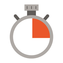 Chronometer timer symbol isolated