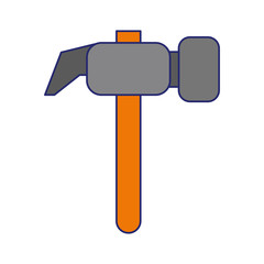 screwdriver tools blue lines