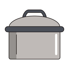 Kitchen pot utensil isolated