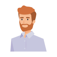 elegant businessman avatar character