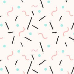 Memphis pattern background