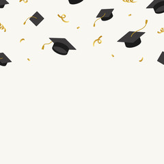 Graduation hats frame