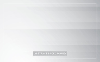 Fototapeta premium Abstract light silver background vector. Modern white and gray line background.